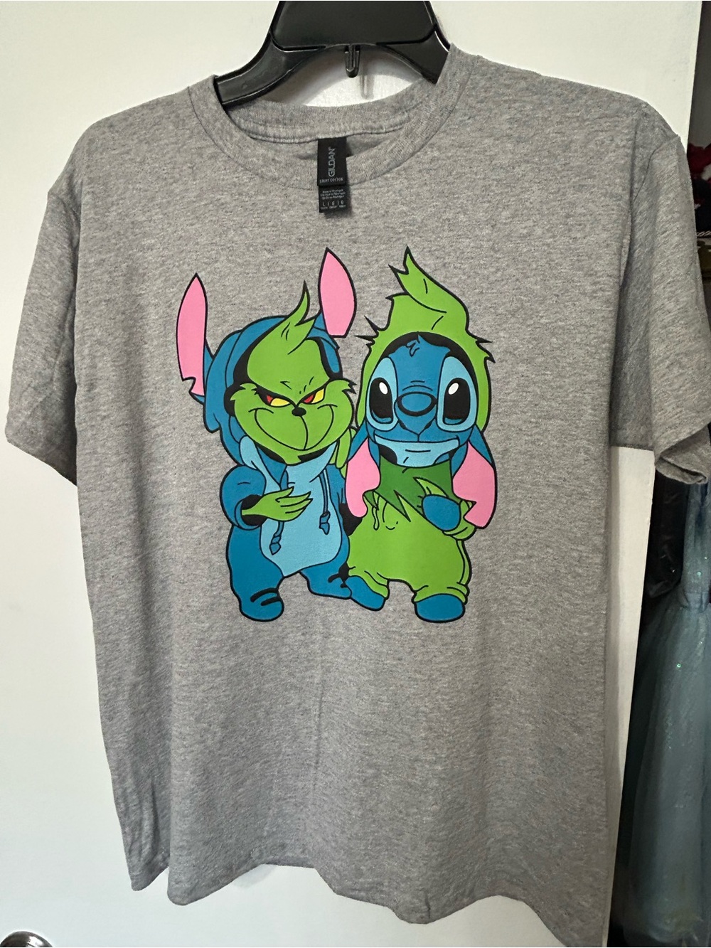 Youth Large NWOT Grinch-Stitch Costume Exchange Graphic Tee
